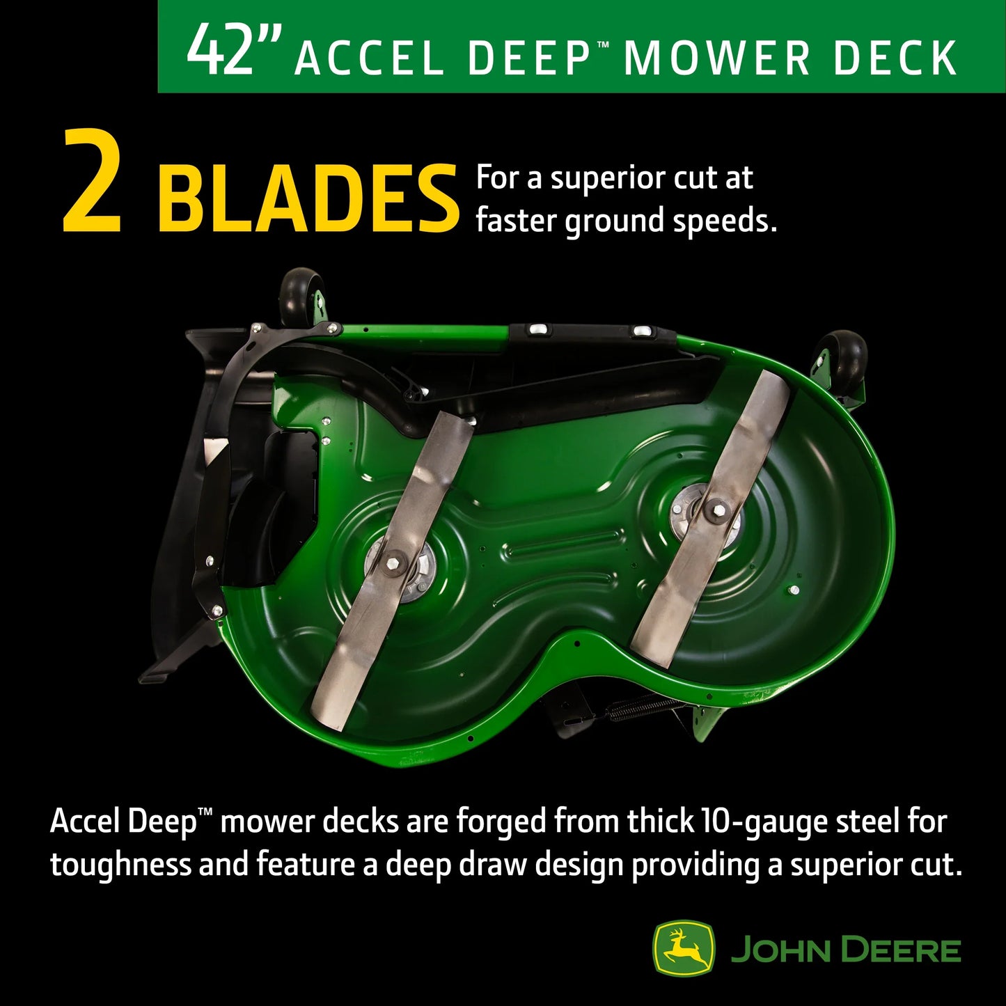 John Deere Z315E ZTrak 42-Inch Zero-Turn Mower with 20 HP V-Twin Engine