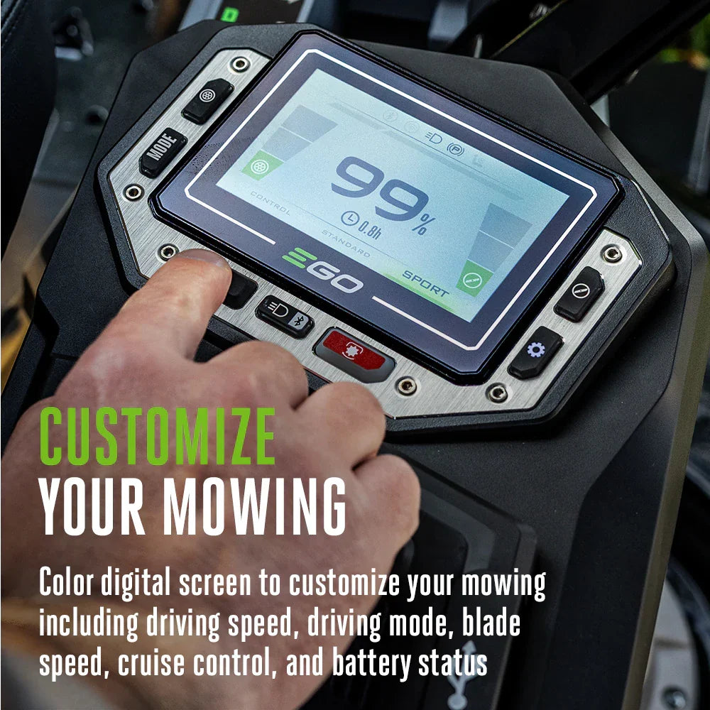 EGO POWER+ Z6 52-Inch Battery Zero-Turn Mower ZT5216L with Six 10.0Ah Batteries