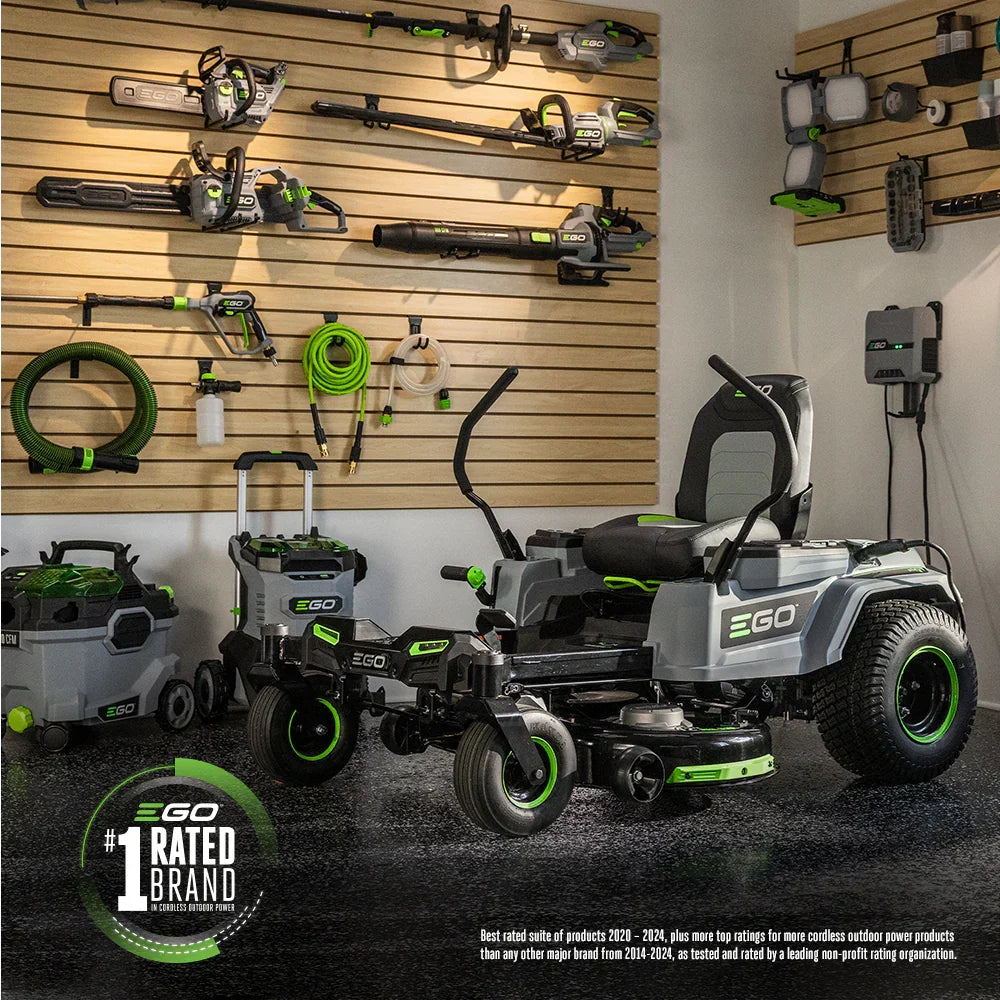 EGO POWER+ Z6 52-Inch Battery Zero-Turn Mower ZT5216L with Six 10.0Ah Batteries