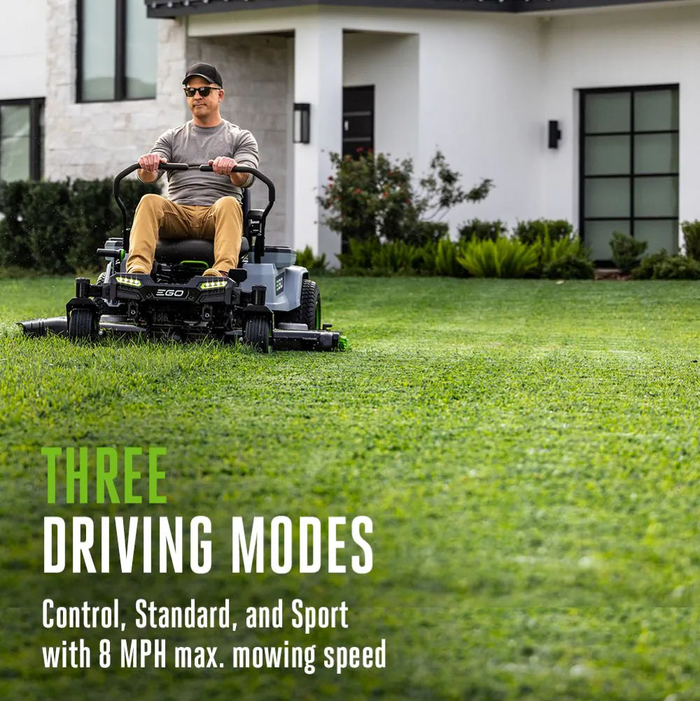 EGO POWER+ Z6 52-Inch Battery Zero-Turn Mower ZT5216L with Six 10.0Ah Batteries