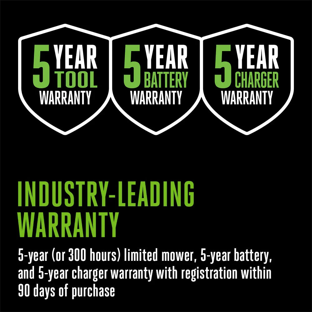 EGO POWER+ Z6 52-Inch Battery Zero-Turn Mower ZT5216L with Six 10.0Ah Batteries